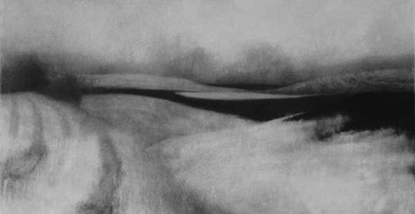 drawing titled Field Burn V