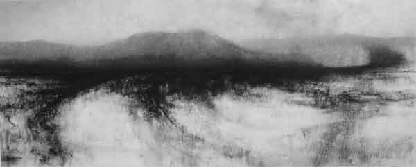 drawing titled Field Burn VII