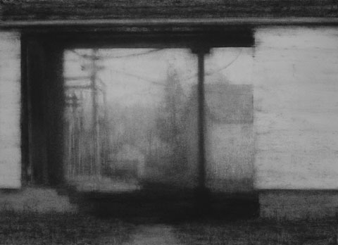 drawing titled Back Steps