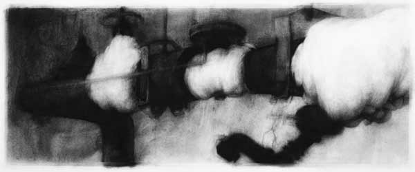 drawing titled Agitated