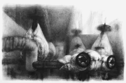 drawing titled Convergence I